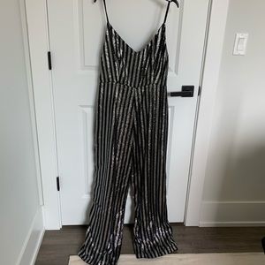 Topshop Pants - sequin striped jumpsuit Topshop Pants - sequin striped jumpsuit